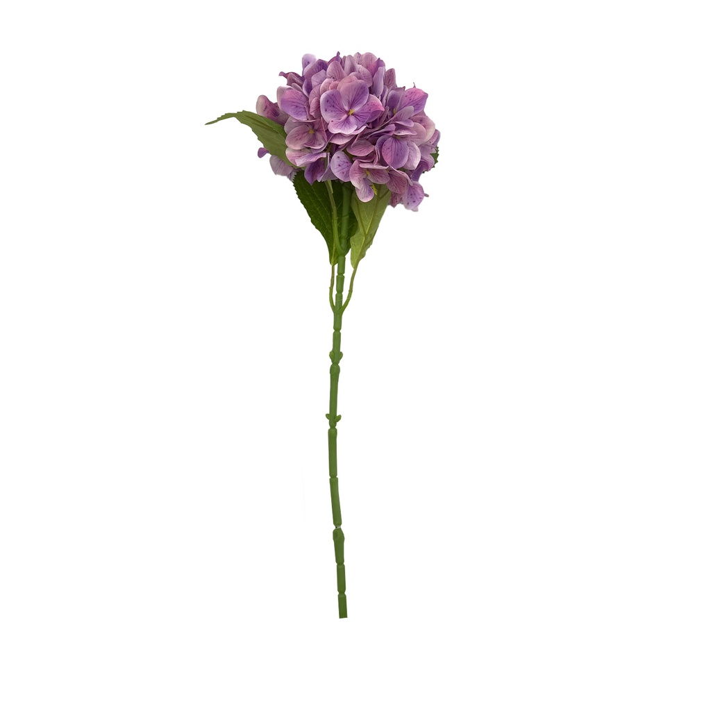 Hortensia artificial morada 65cm