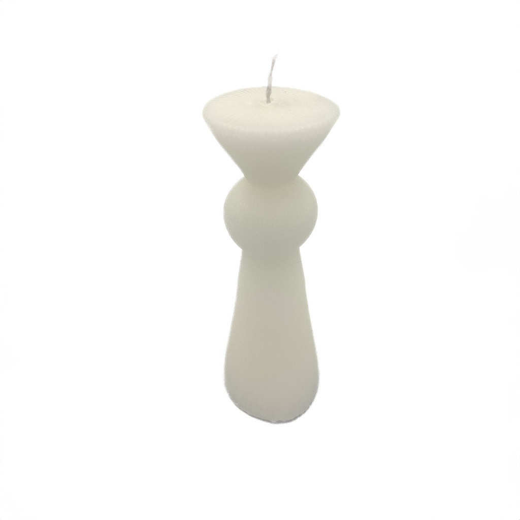 Vela nórdica blanca 13,5cm