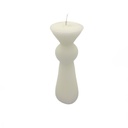 Vela nórdica blanca 13,5cm
