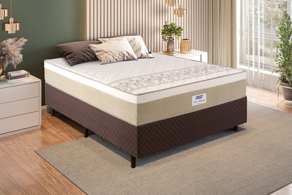 Colchon Los Angeles 2 plazas 150x190x23cm