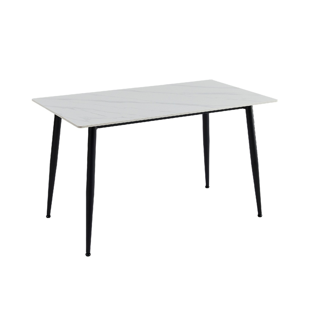 Juego comedor Khissa B  4 sillas Aziza gris claro