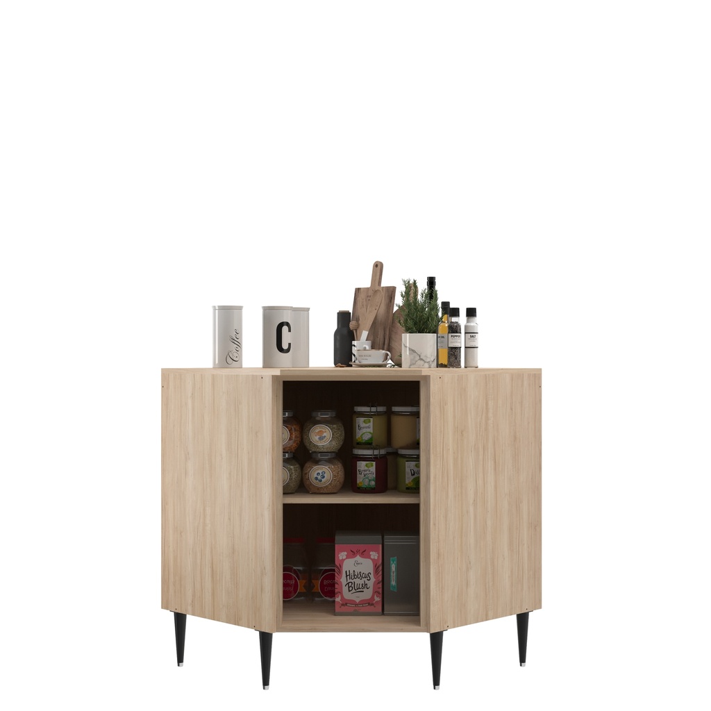 Base esquinero cocina Amalia 80cm