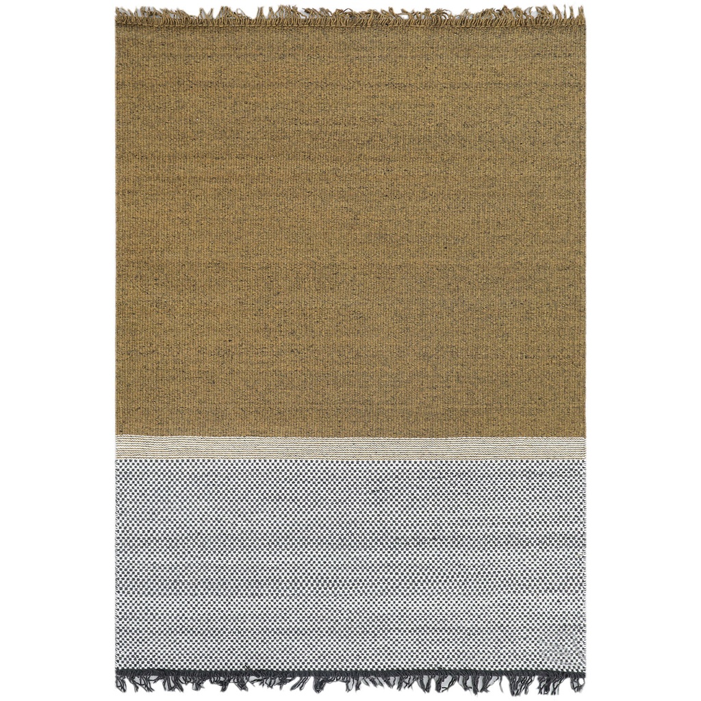 Alfombra 120x180cm Ogato ocre/antracita