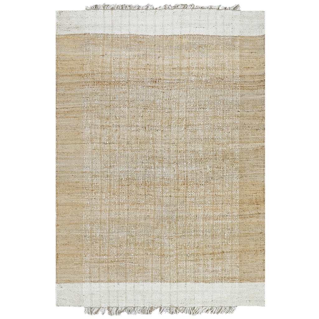 Alfombra 120x180cm Cliford negro blanco